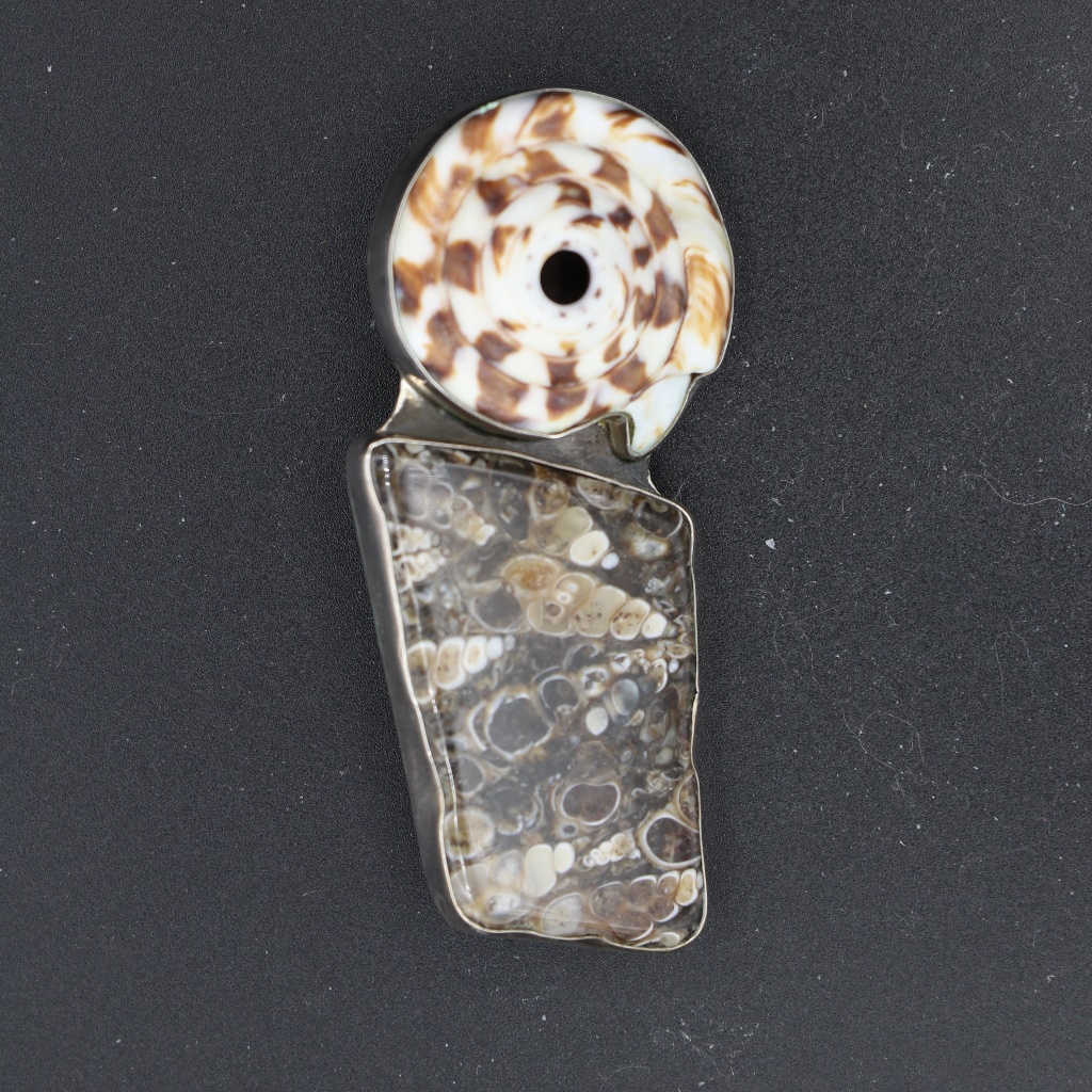 Vintage Amy Kahn Russell PinPendant Akr Silver 400$